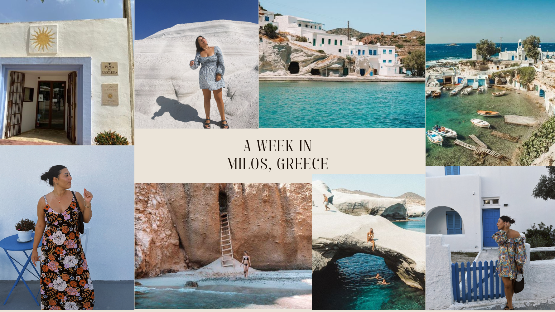 A Week In Milos - Where To Go And What To Wear