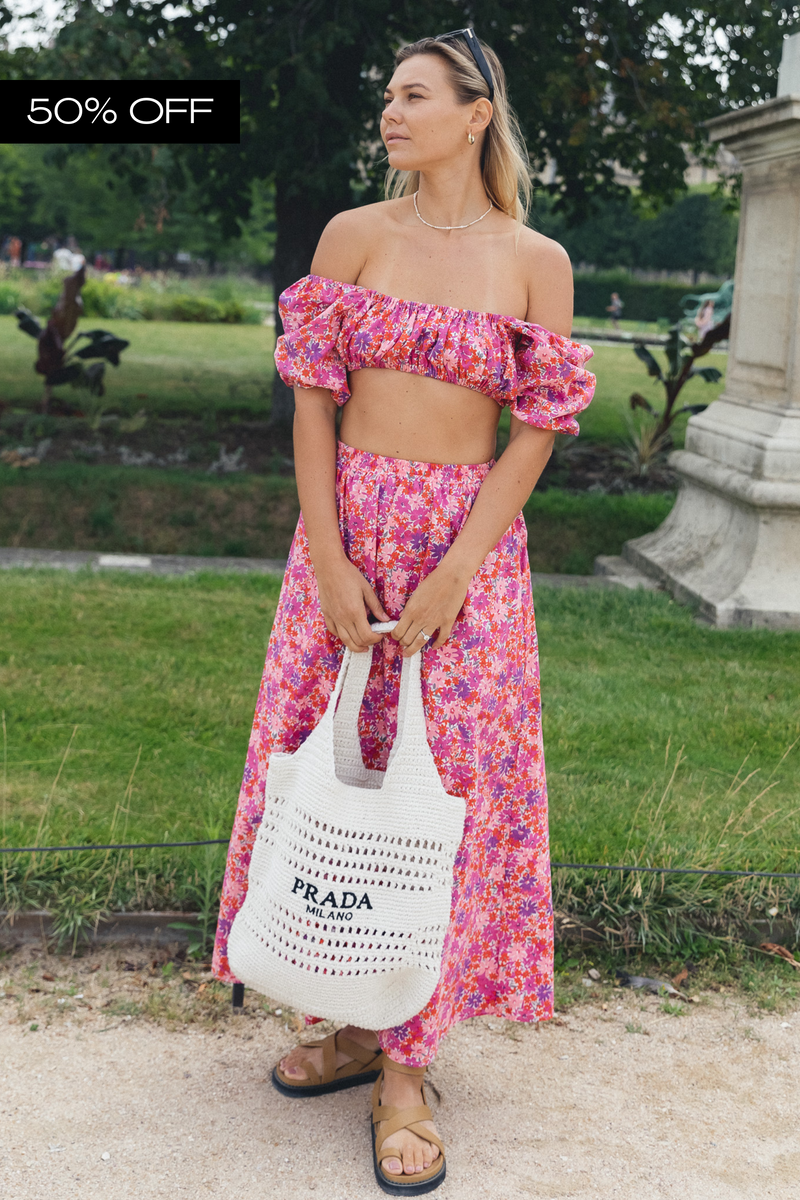 Gardenia Orange Wide Leg Pants