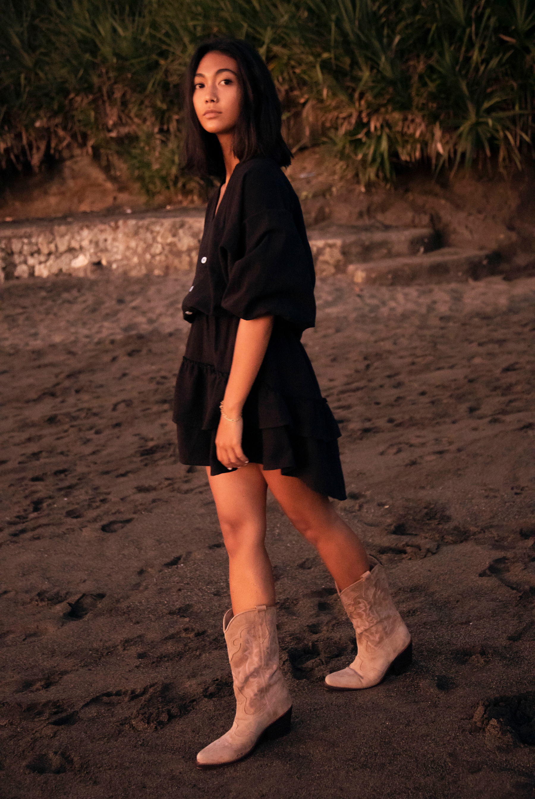 Rosetta Black Smock - Forsoul The Label