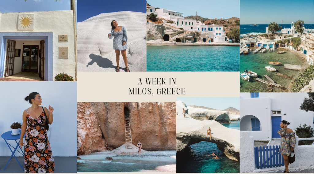 A Week In Milos - Where To Go And What To Wear