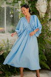 Mimi Sky Blue Midi Dress