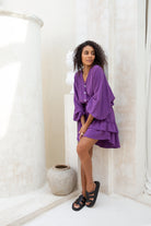 Rosetta Violet Smock - Forsoul The Label