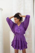 Rosetta Violet Smock - Forsoul The Label