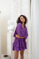 Rosetta Violet Smock - Forsoul The Label