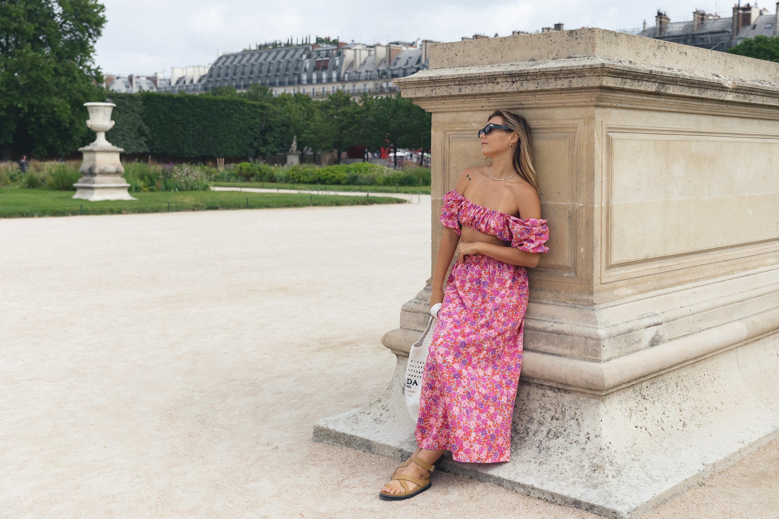 Belle Violet Linen Crop Top - Forsoul The Label