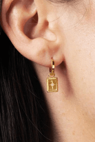 Genoa Charm Hoop Earrings - Forsoul The Label